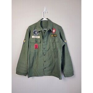 US Military Utility Patched Shirt Return to Tradition Size Small